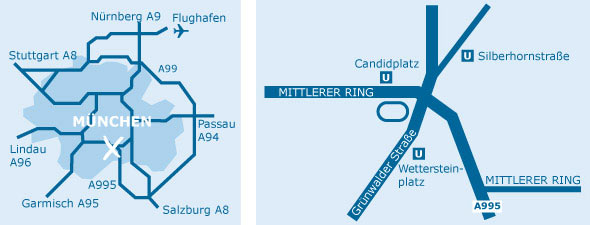 Anfahrtsskizze zum Grünwalder Stadion