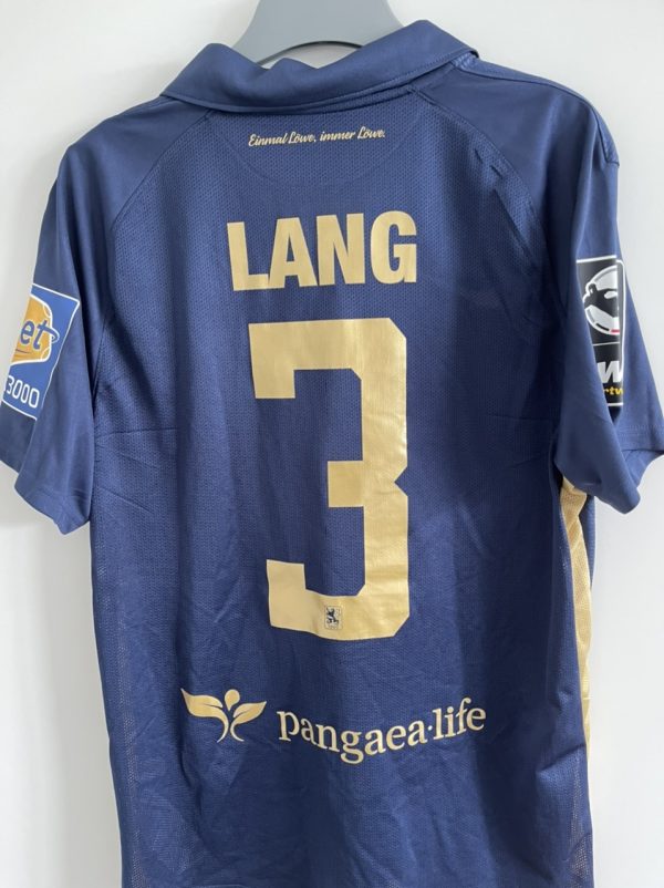 Matchworn! Niki Lang-Trikot vom Auswärtssieg in Freiburg. Größe L.