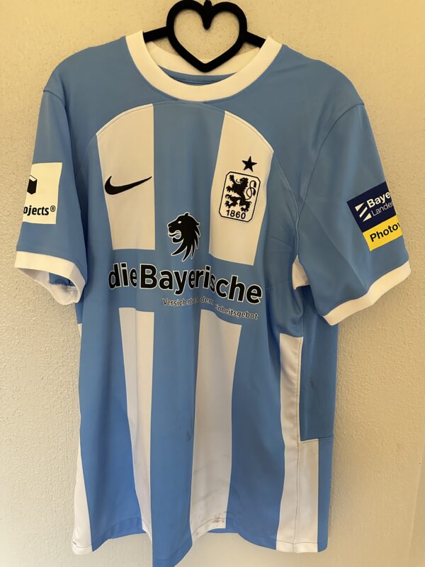 Matchworn mit Sonderlogos! Toto-Pokal-Trikot Milos Cocic. Größe L. – Bild 2