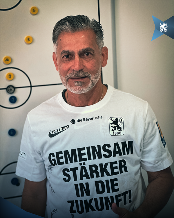 T-Shirt von Maurizio Jacobacci aus der Löwenrunde vor #FCSM60 (Größe M).
