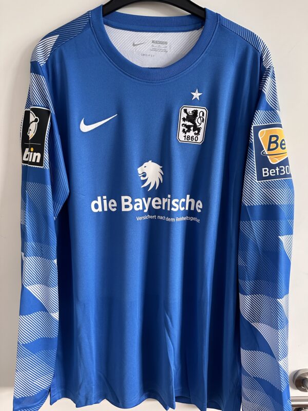 Torwart-Trikot Marco Hiller – blau – Größe L – Bild 2