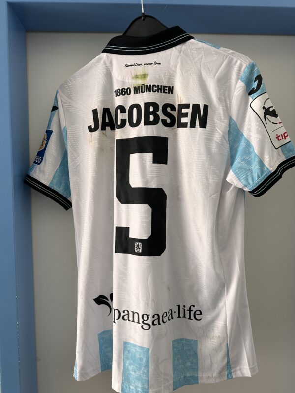 Matchworn! Jacobsen-Trikot vom Heimspiel gegen Osnabrück, Größe L.