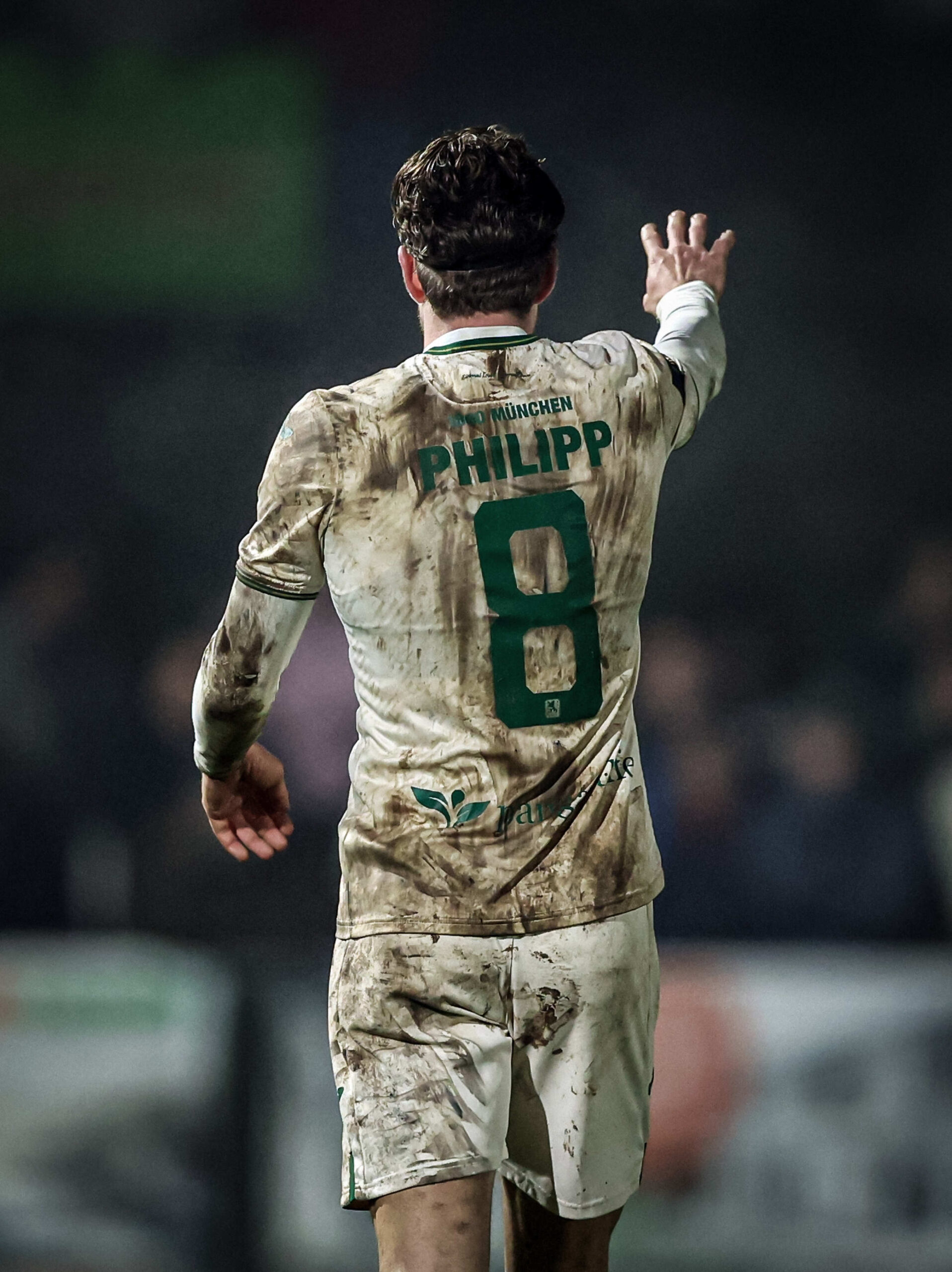 Matchworn beim Toto-Pokal in Aubstadt: David Philipp-Trikot, Größe M.