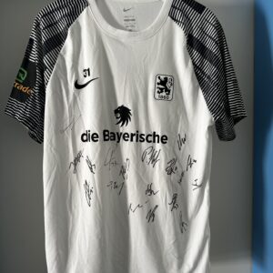 Original Aufwärm-Shirt Kevin Volland mit Unterschriften des Kaders 25/26, Größe XL.