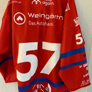 ECT: Original Spieler-Trikot Tölzer Löwen - 60 Jahre deutscher Meister - Home. #57, Größe L.