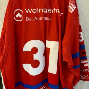 ECT: Original Spieler-Trikot Tölzer Löwen - 60 Jahre deutscher Meister - Home. #31, Größe GXXL.