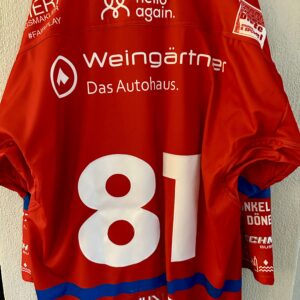 ECT: Original Spieler-Trikot Tölzer Löwen - 60 Jahre deutscher Meister - Home. #81, Größe XL.