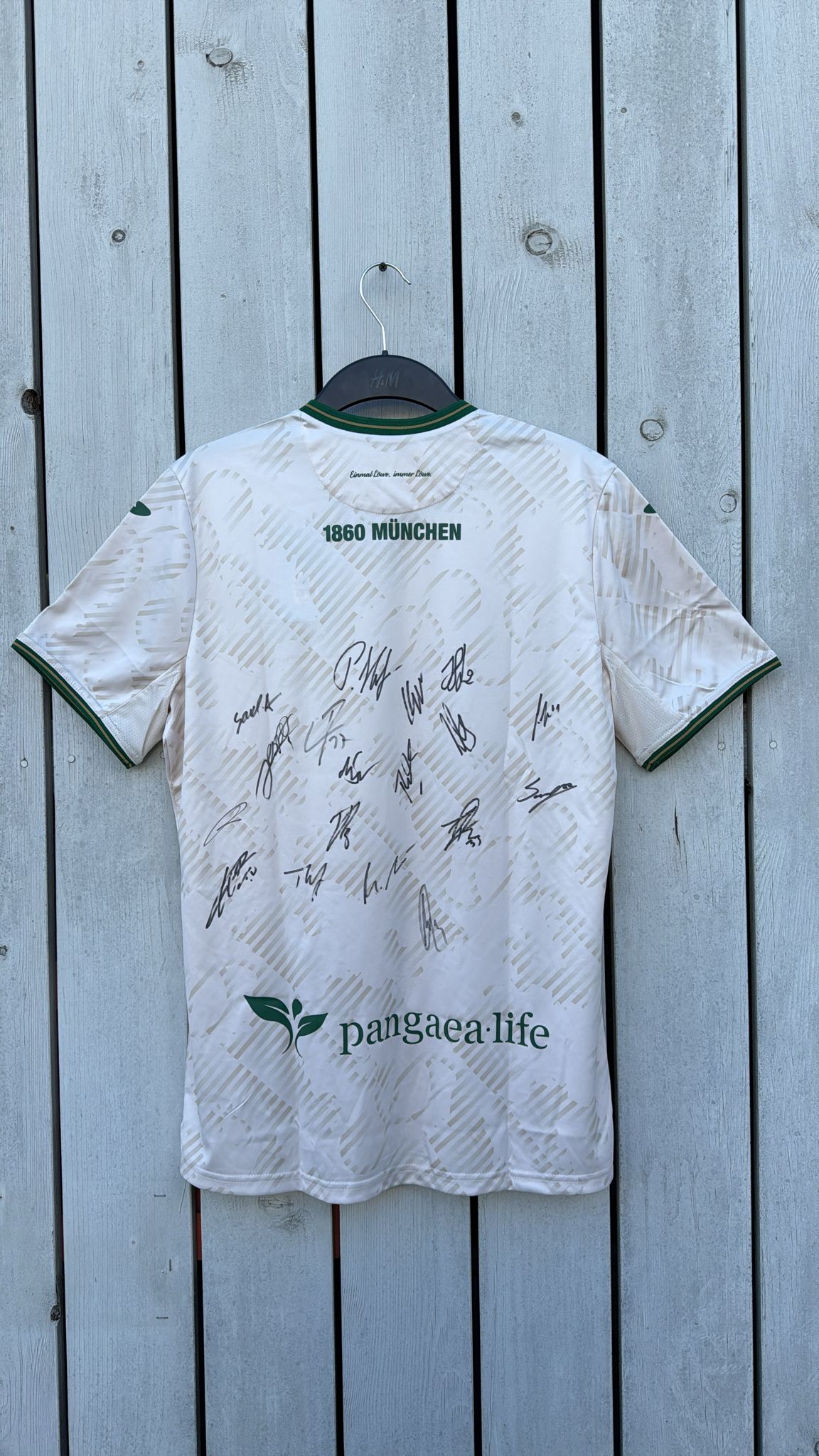 Autogramm-Trikot 3rd, Unterschriften aktueller Kader, Größe L.