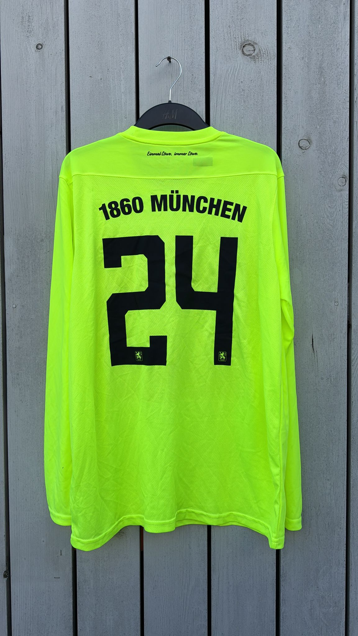 Torwart-Trikot U19 mit Geldhauser-Werbung, Größe XL. – Bild 2