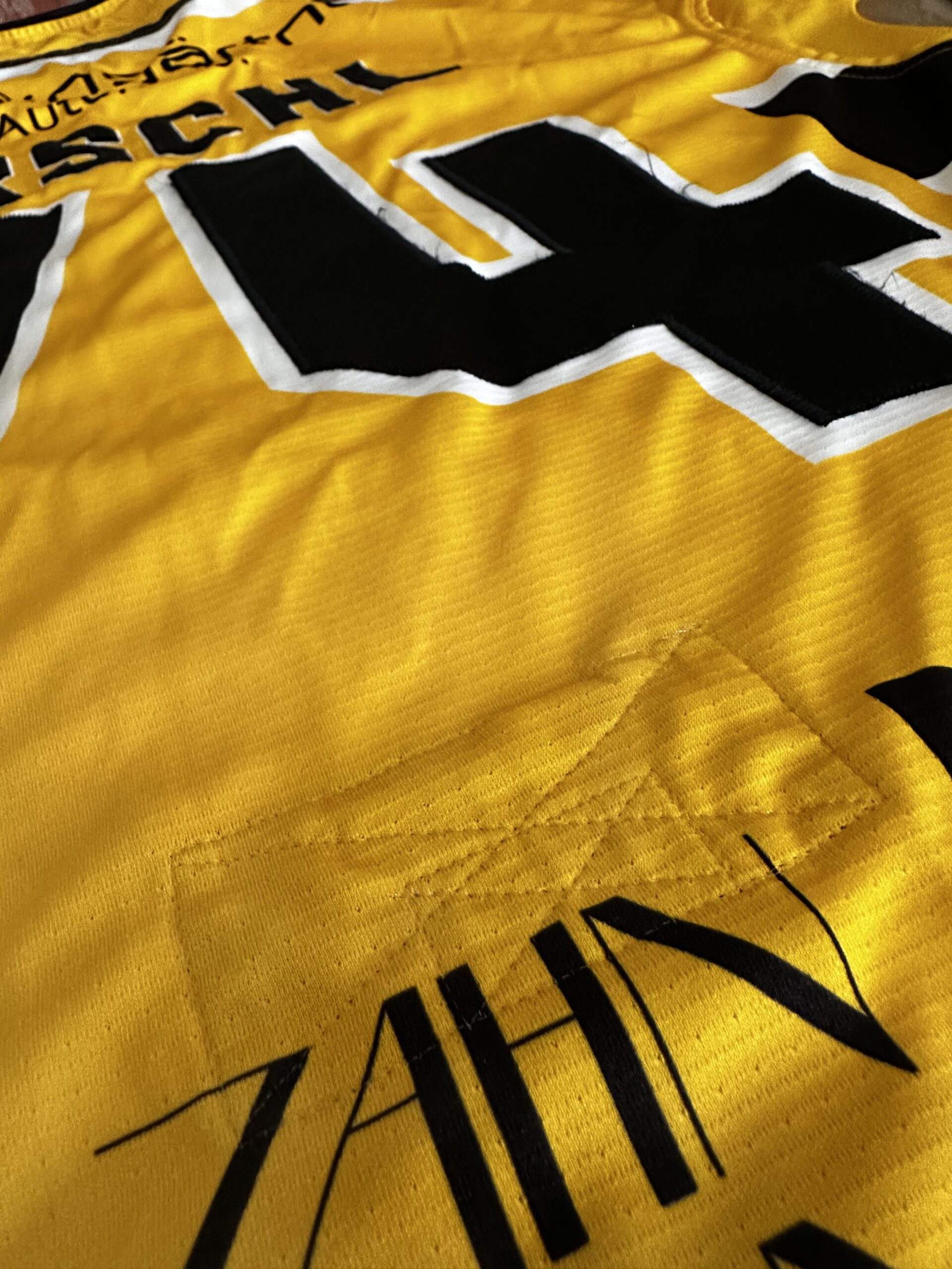 ECT: Original Spieler-Trikot Tölzer Löwen – Auswärtstrikot 25/26. #12, Andreé Hult, Größe L. – Bild 3