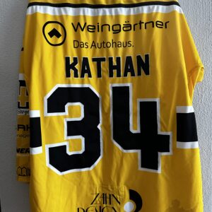 ECT: Original Spieler-Trikot Tölzer Löwen - Auswärtstrikot 25/26. #34, Kilian Kathan, Größe XL.
