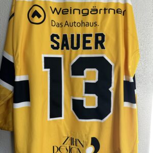 ECT: Original Spieler-Trikot Tölzer Löwen - Auswärtstrikot 25/26. #13, Nico Sauer, Größe XL.