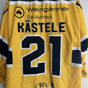 ECT: Original Spieler-Trikot Tölzer Löwen - Auswärtstrikot 25/26. #21, Florian Kästele, Größe L.