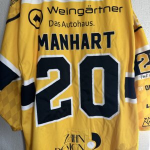 ECT: Original Spieler-Trikot Tölzer Löwen - Auswärtstrikot 25/26. #20, Simon Manhart, Größe XL.