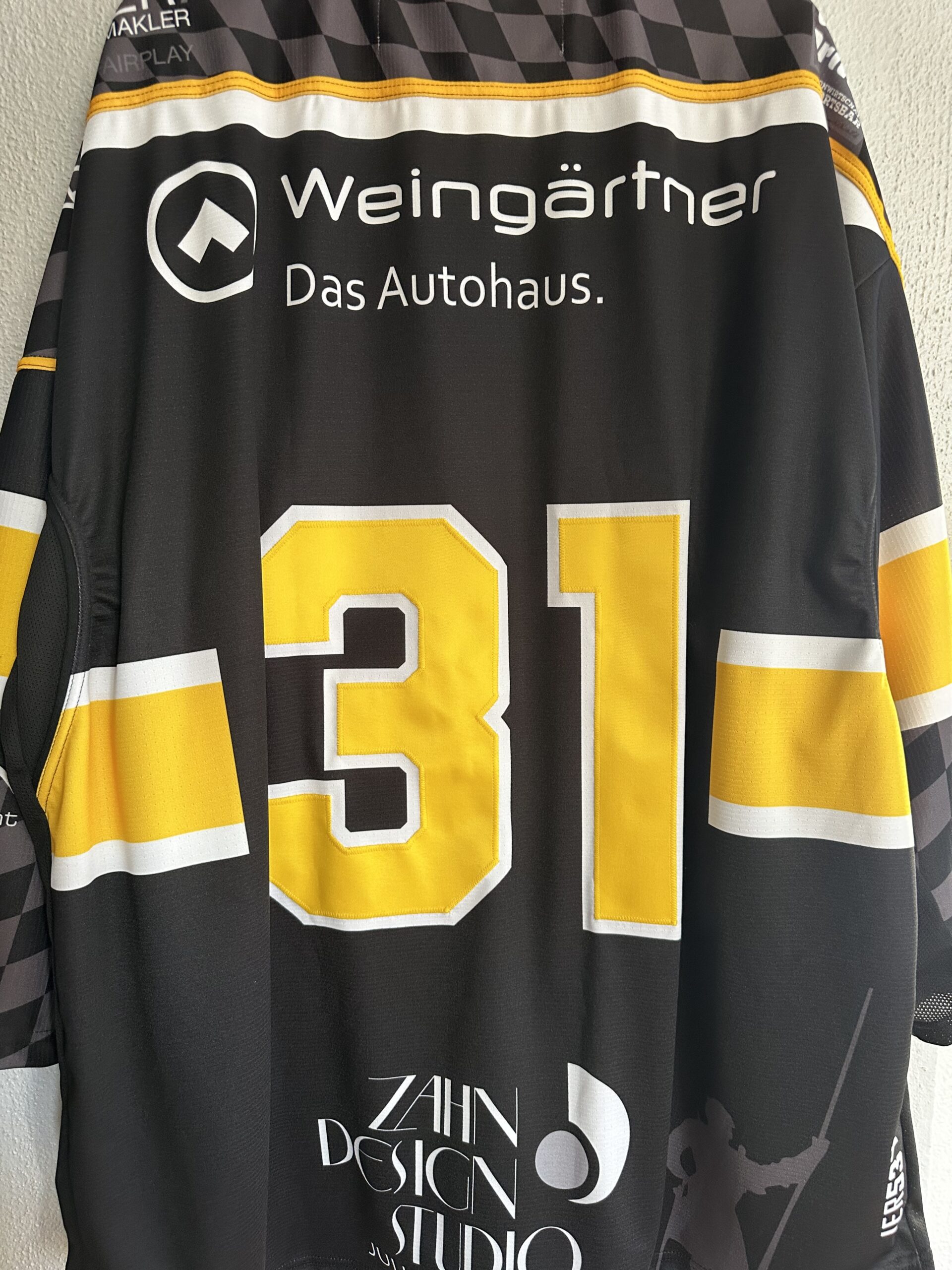 ECT: Original Spieler-Trikot Tölzer Löwen - Heimtrikot 25/26. #31, Größe GXXL.