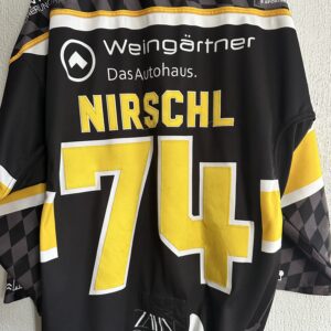 ECT: Original Spieler-Trikot Tölzer Löwen - Heimtrikot 25/26. #74, Ludwig Nirschl, Größe L.