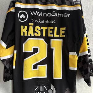 ECT: Original Spieler-Trikot Tölzer Löwen - Heimtrikot 25/26. #21, Florian Kästele, Größe L.