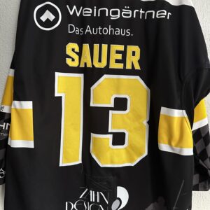ECT: Original Spieler-Trikot Tölzer Löwen - Heimtrikot 25/26. #13, Nico Sauer, Größe XL.