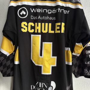 ECT: Original Spieler-Trikot Tölzer Löwen - Heimtrikot 25/26. #4, Xaver Schuler, Größe L.