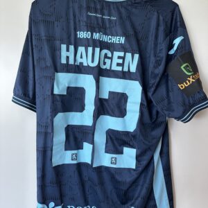 1860: Original Toto-Pokal-Trikot aus der laufenden Saison. #22, Haugen, Größe XL.