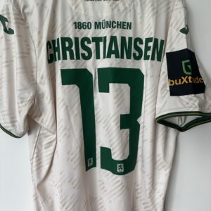 1860: Original Toto-Pokal-Trikot aus der laufenden Saison. #13 Christiansen, Größe XL.