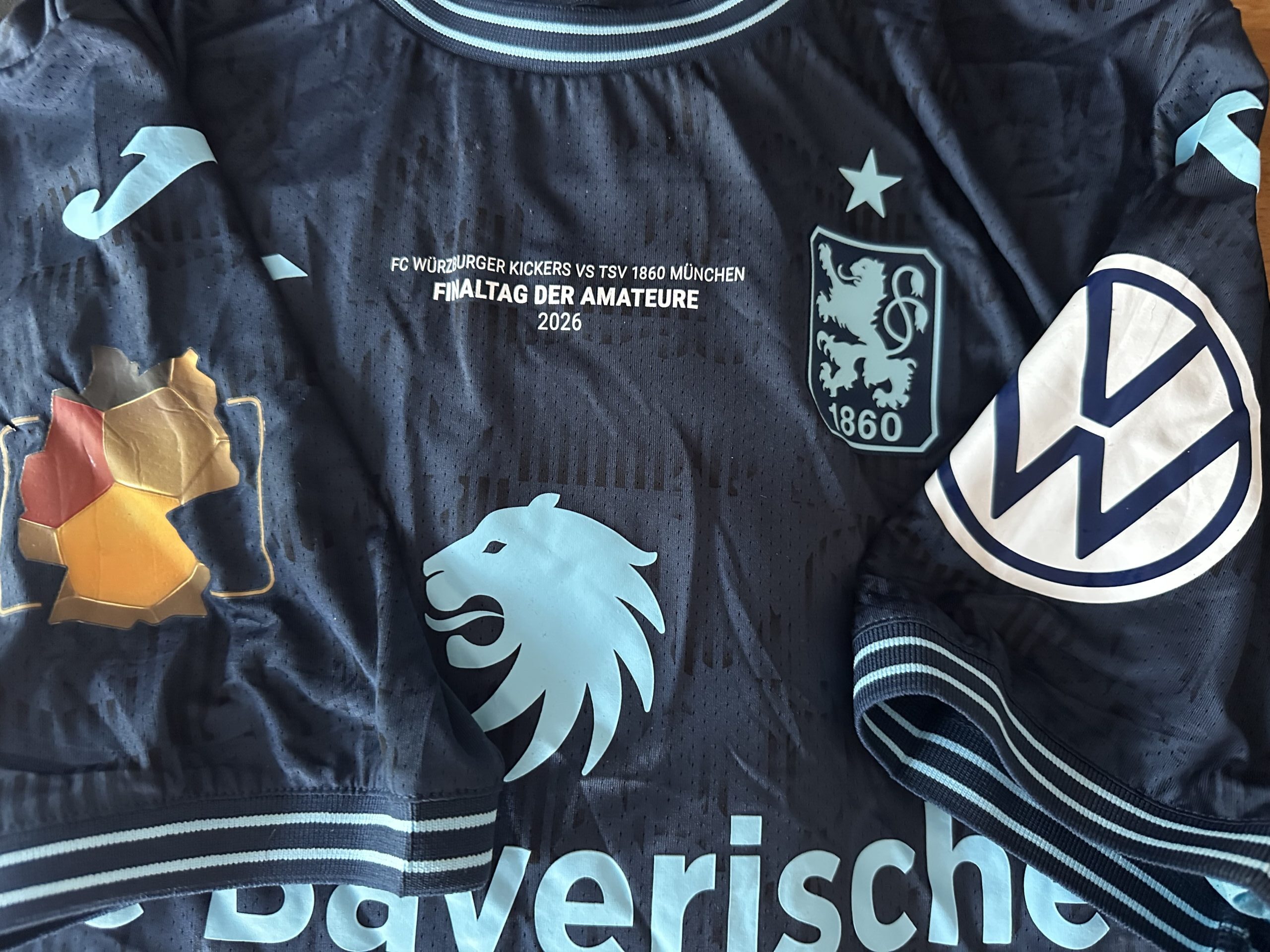 1860: Original-Trikot aus dem Toto-Pokal-Finale. Kilian Jakob, #18, Größe L. – Bild 4