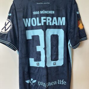 1860: Original-Trikot aus dem Toto-Pokal-Finale. Maximilian Wolfram, #30, Größe L.