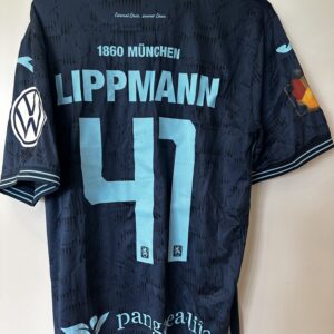 1860: Original-Trikot aus dem Toto-Pokal-Finale. Clemens Lippmann, #41, Größe L.